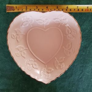 Ivory Jewelery / Trinket Bowl with Gold Rim